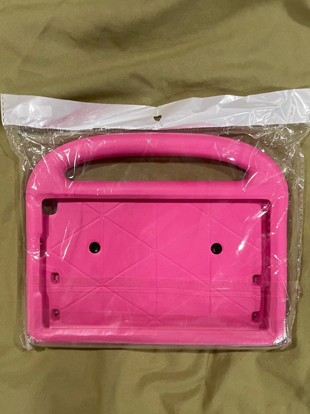 Pink Tablet Hand Grip Handle Stand